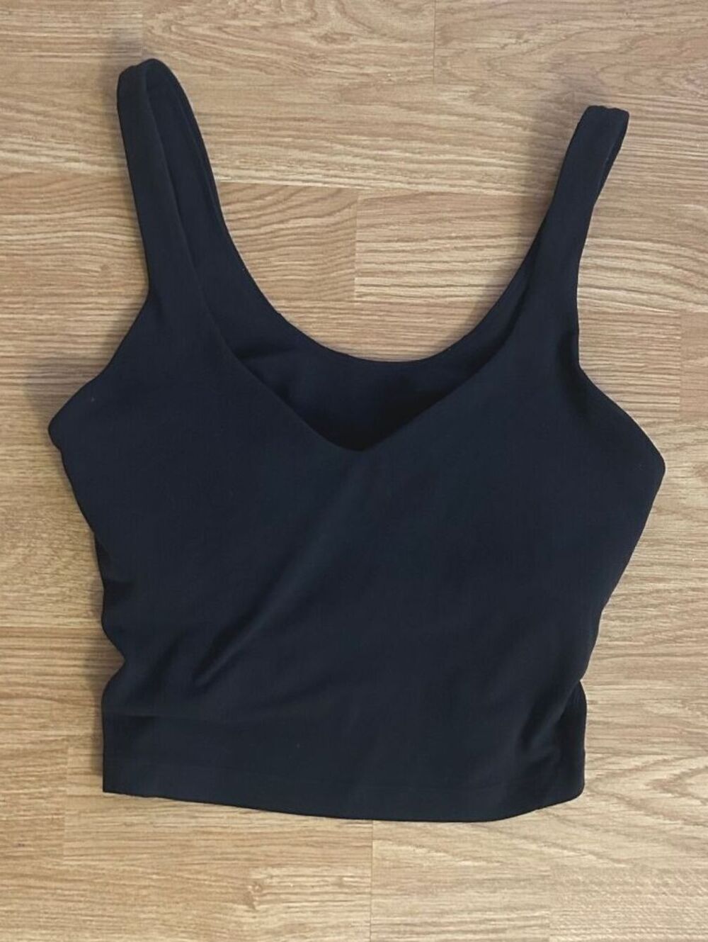 Lululemon Align Tank Black Built-In Bra Padded Size 6
